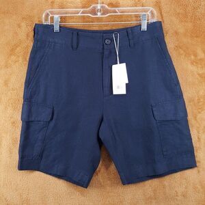 VINCE Shorts Mens Size 29 Blue Lightweight Cargo Pockets Breathable $245